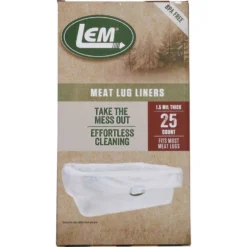 LEM Clear Meat Lug Liners 25 Pk