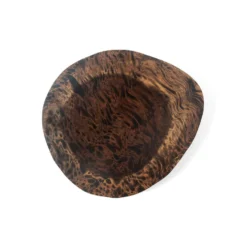 Lipper International Natural Acacia Wood Burl Serving Boards With Feet 15 In. D 1 Pc