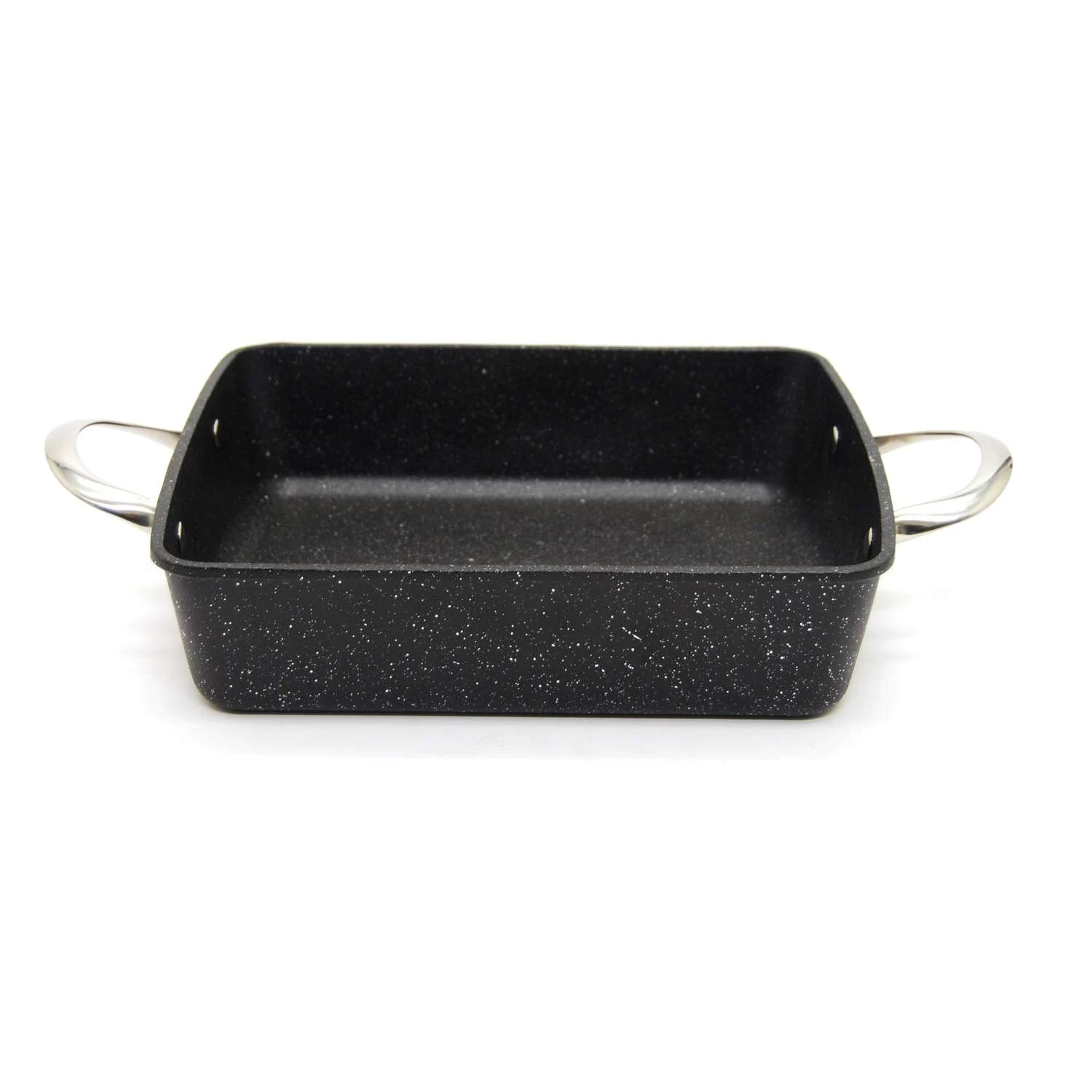 Starfrit The Rock Aluminum Square Skillet 9 In. 89.77 Oz Black