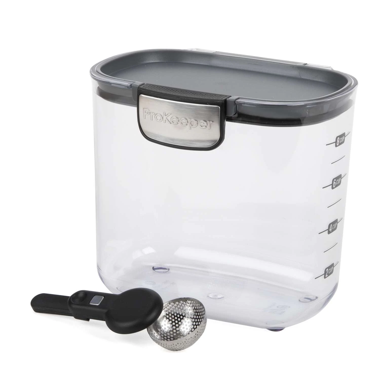 Progressive ProKeeper 2.05 Qt Black/Clear Food Container And Lid 1 Pk