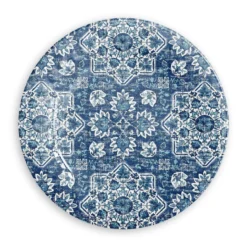 Tarhong Atlantic Blue Blue/White Melamine Dinner Plate 10.5 In. D 1 Pc