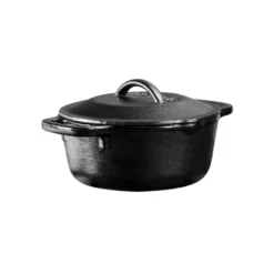 Lodge Cast Iron Dutch Oven 1 Qt Black