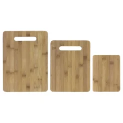 Totally Bamboo 13 In. L X 9.5 In. W X 0.38 In. Bamboo Cutting Board Set