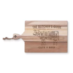 P. Graham Dunn 18.25 In. L X 10.5 In. W X 1.13 In. Acacia Wood The Butcher's Guide Cutting Board 1 P
