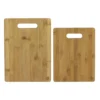 Totally Bamboo 13 In. L X 9.5 In. W X 0.38 In. Bamboo Cutting Board Set 2 Pc
