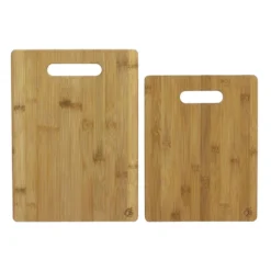 Totally Bamboo 13 In. L X 9.5 In. W X 0.38 In. Bamboo Cutting Board Set 2 Pc