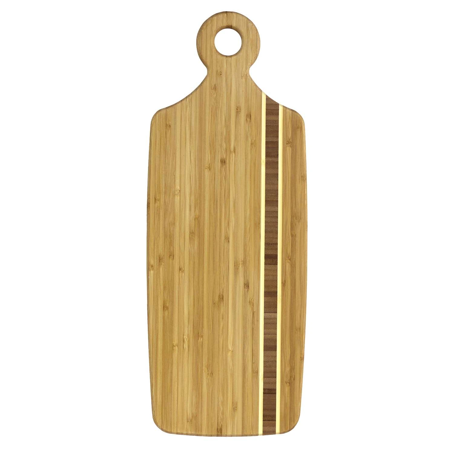 Totally Bamboo Caribbean 20.63 In. L X 7.75 In. W X 0.63 In. Bamboo Cutting Board