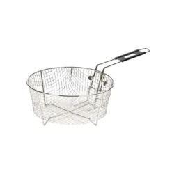 Lodge Steel Deep Fry Basket 10.31 In. Silver