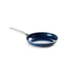 Blue Diamond Aluminum/Stainless Steel Fry Pan 10 In. Blue