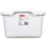 Rubbermaid 15.5 In. L X 12.75 In. W X 7.75 In. H White Plastic Dish Pan
