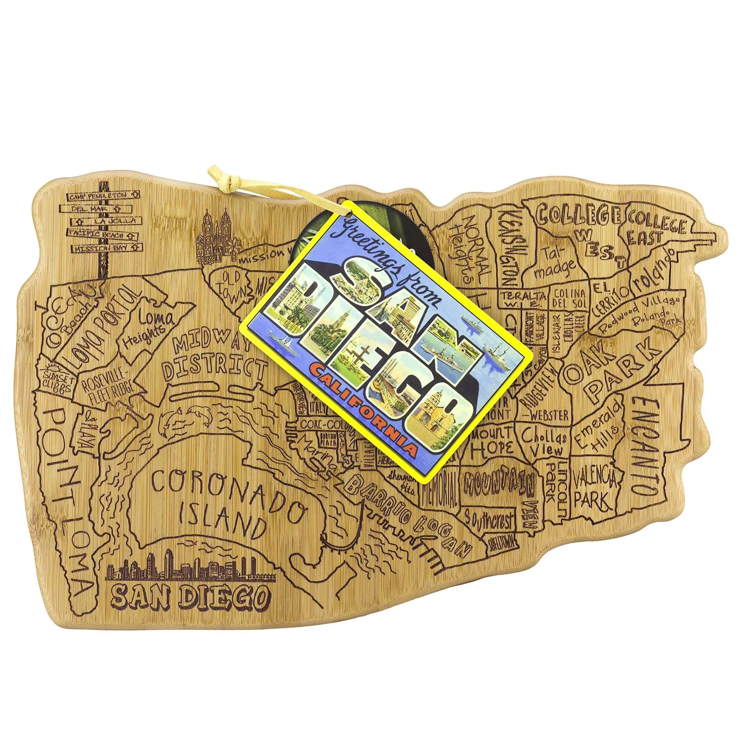 Totally Bamboo Destination 14.5 In. L X 9.38 In. W X 0.63 In. Bamboo Cutting Board - Image 2