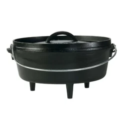 Lodge Cast Iron Dutch Oven 10 In. 4 Qt Black