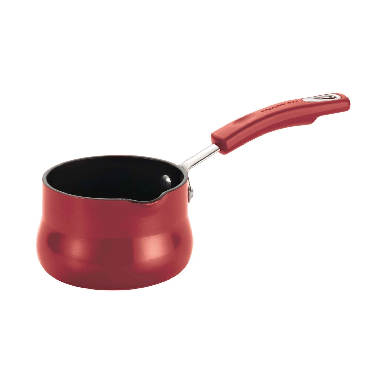 Rachael Ray Aluminum Saucepan 0.75 Qt Red