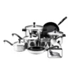Farberware Stainless Steel Cookware Set Assorted Silver