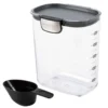 Progressive ProKeeper 2.65 Qt Black/Clear Food Container And Lid 1 Pk