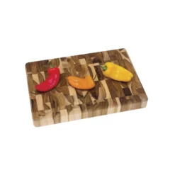 Lipper International 12 In. L X 8 In. W X 1.25 In. Teak Wood Cutting Board