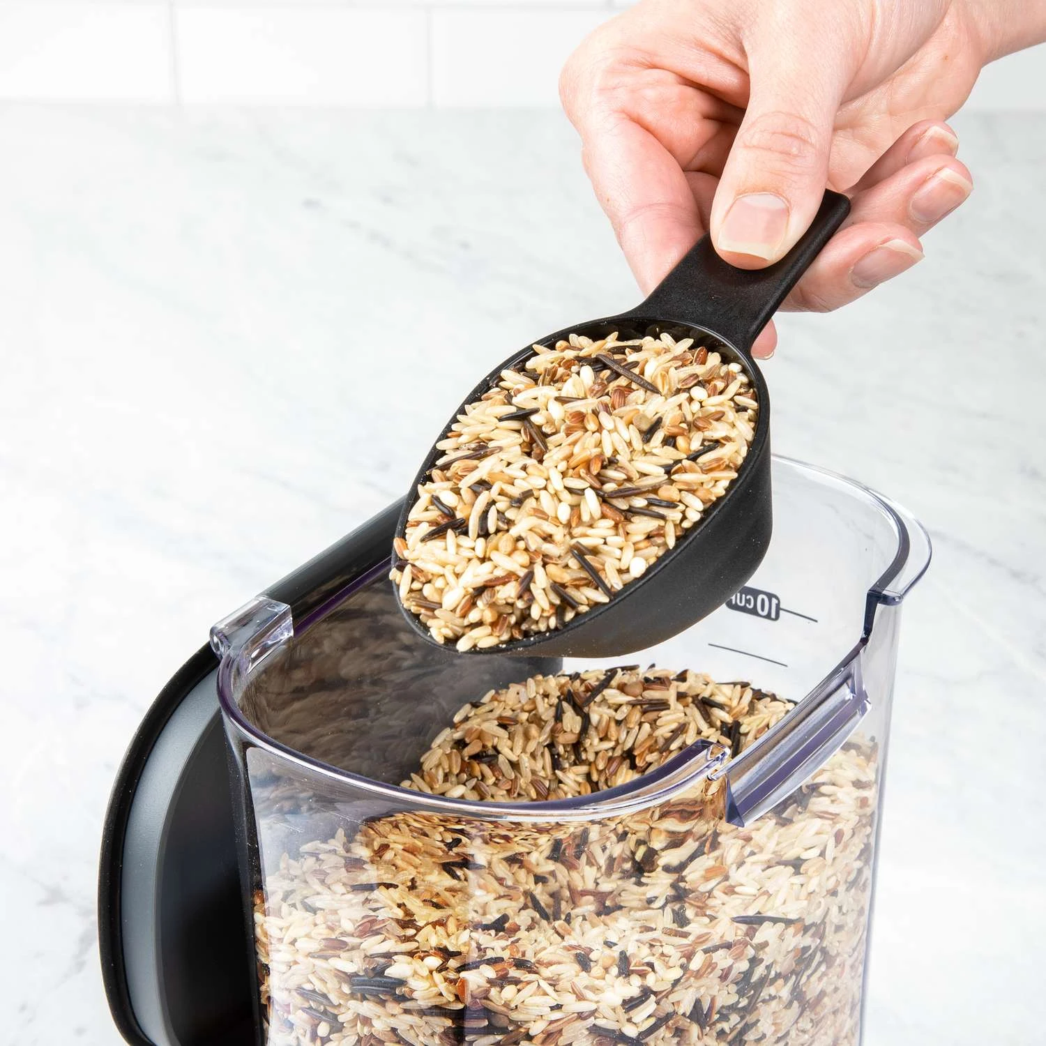 Progressive ProKeeper 2.65 Qt Black/Clear Food Container And Lid 1 Pk - Image 5