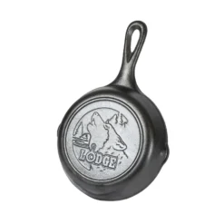 Lodge Wildlife Series Cast Iron Skillet 6.5 In. Black