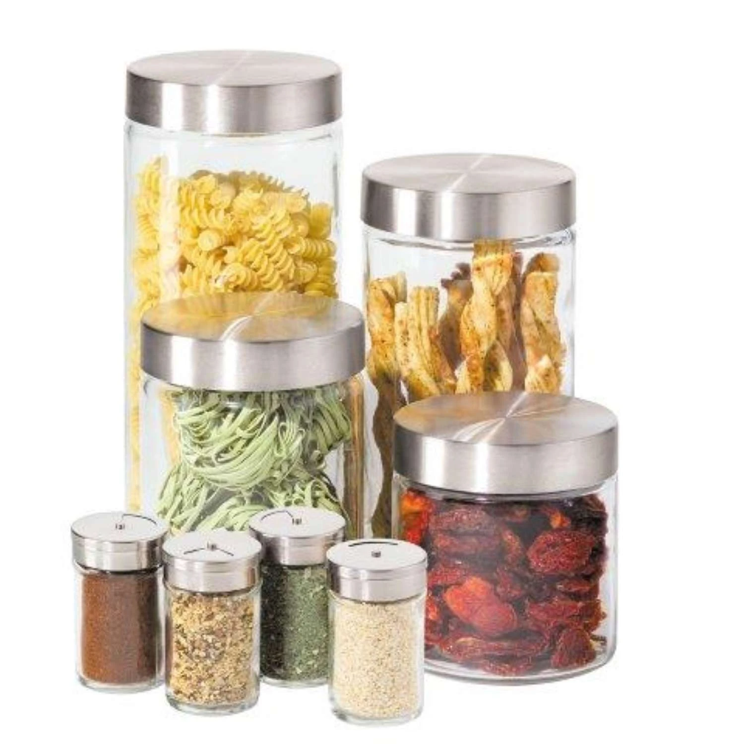 OGGI Clear Canister Set 8 Pk
