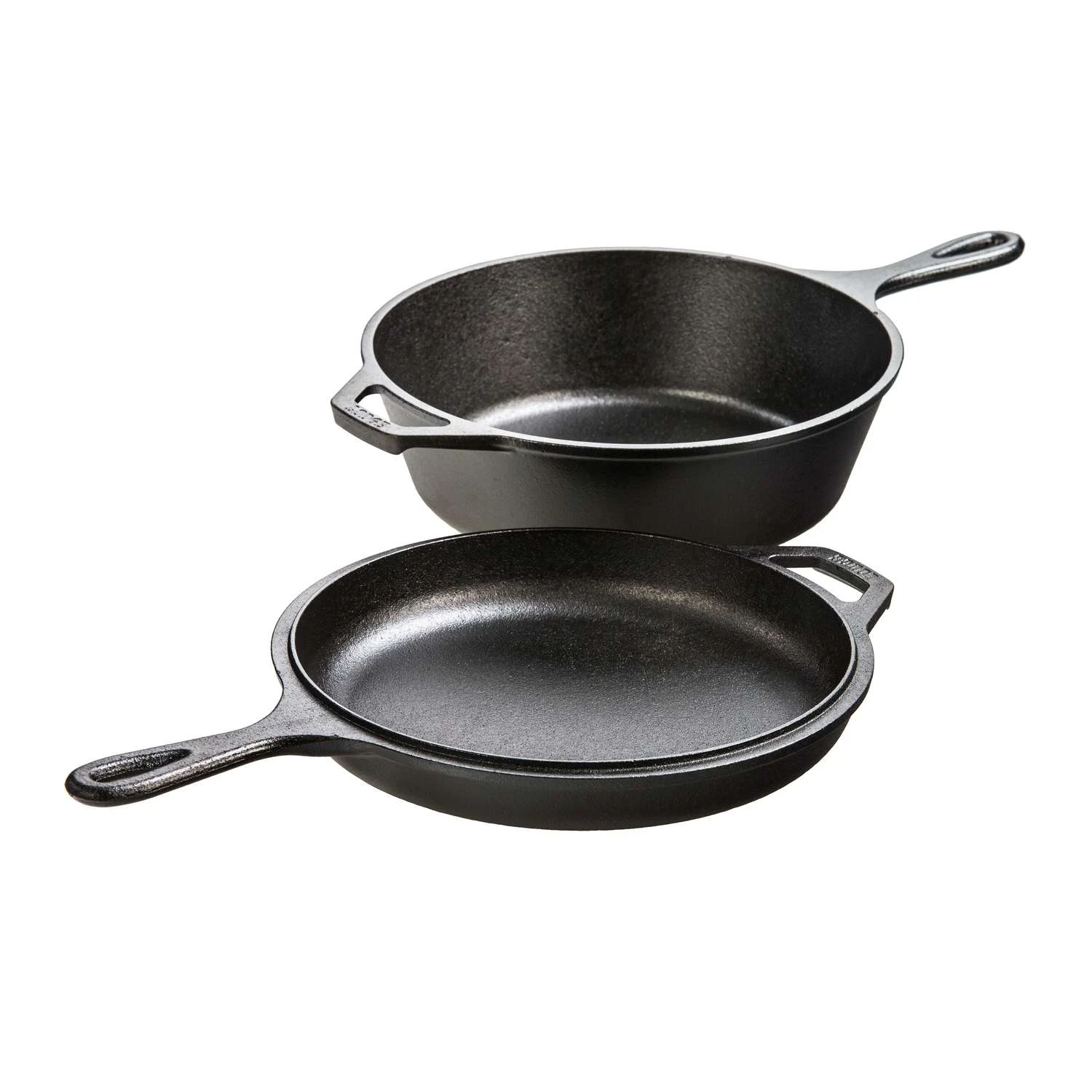 Lodge Logic Cast Iron Skillet Set 10 In. 3.2 Qt Black - Image 2