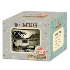 Camp Casual The Mug 15 Oz Multicolored Ceramic Vintage RV Paws And Relax Mug 1 Pc