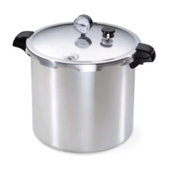 Presto Brushed Aluminum Pressure Cooker And Canner 23 Qt