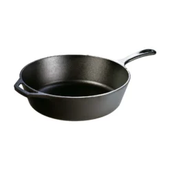 Lodge Cast Iron Deep Skillet 12 In. 5 Qt Black