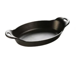 Lodge Cast Iron Casserole Serveware 36 Oz Black