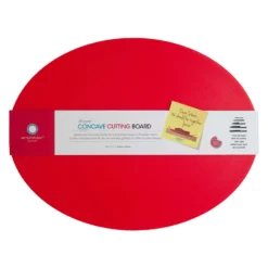 Architec Gripper 17 In. L X 13 In. W Polypropylene Concave Cutting Board