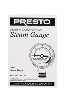 Presto Stainless Steel Pressure Cooker/Canner Steam Gauge 22 Qt