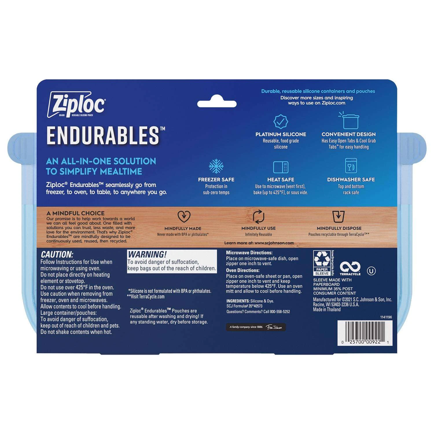 Ziploc Endurables 64 Oz Blue Food Storage Container 1 Pk - Image 2
