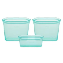Zip Top Teal Storage Cup Set 1 Pk