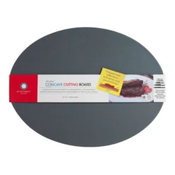 Architec Gripper 17 In. L X 13 In. W Polypropylene Concave Carving Board