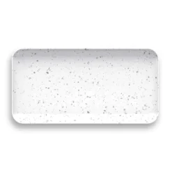 TarHong Off-white Melamine Terrazzo Appetizer Tray 1 Pc