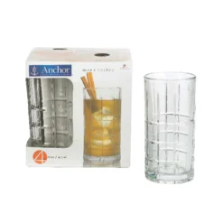 Anchor Hocking Clear Glass Drinkware Glass 4 Pk