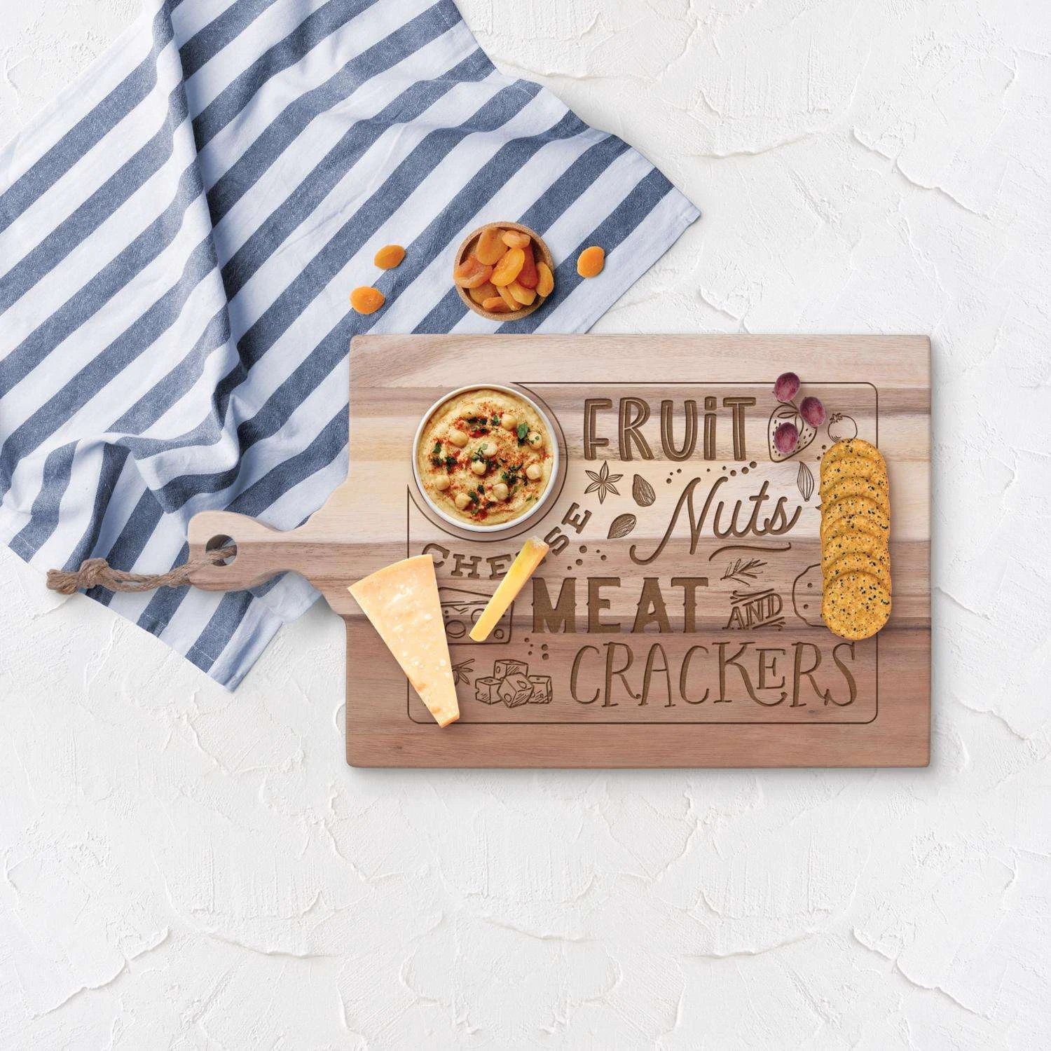 P. Graham Dunn 18.25 In. L X 10.5 In. W X 1.13 In. Acacia Wood Something To Dip Cutting Board 1 Pk - Image 2