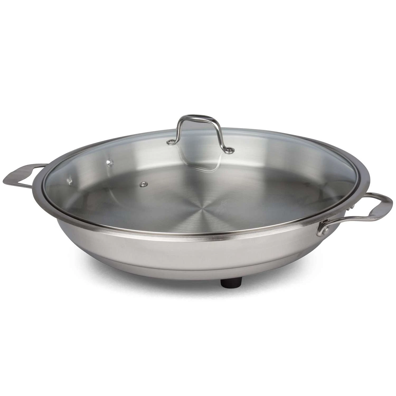 CucinaPro Stainless Steel Electric Skillet 12 In. Silver