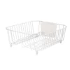 Rubbermaid 14.3 In. L X 12.5 In. W X 5.4 In. H White Steel Dish Drainer