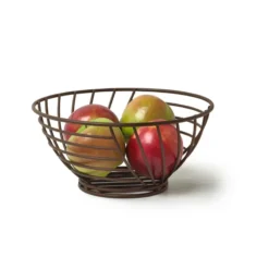 Spectrum 9.8 Oz Brown Steel Fruit Bowl 1 Pk