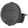 Camp Chef Deluxe Cast Iron Dutch Oven 9.12 Qt Black