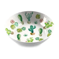 TarHong 135 Oz Multicolored Melamine Desert Garden Serving Bowl 1 Pc