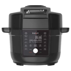 Instant Duo Crisp Ceramic/Stainless Steel Multi-Cooker 6.5 Qt Black