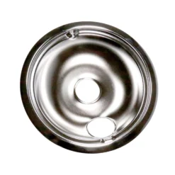 GE Chrome Drip Bowls 8 In. W X 8 In. L