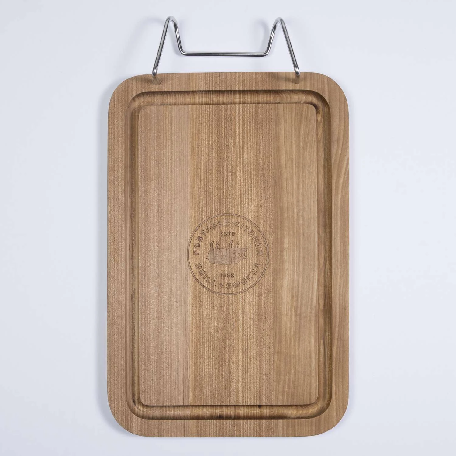 PK Grills 17.5 In. L X 11.5 In. W X 1 In. Teak Wood Cutting Board
