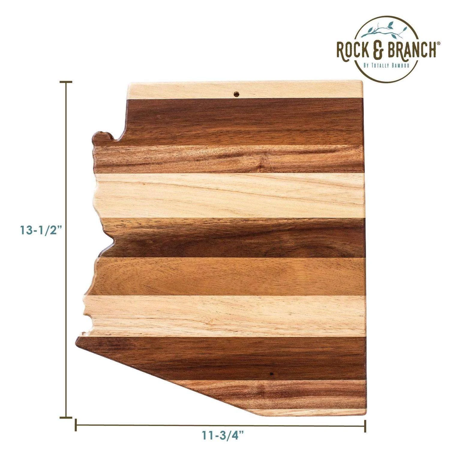 Totally Bamboo Rock & Branch 13.5 In. L X 12.2 In. W X 0.6 In. Bamboo Cutting Board & Serve Tray - Image 2