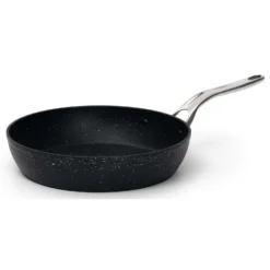 Starfrit The Rock Aluminum Fry Pan 12 In. Black