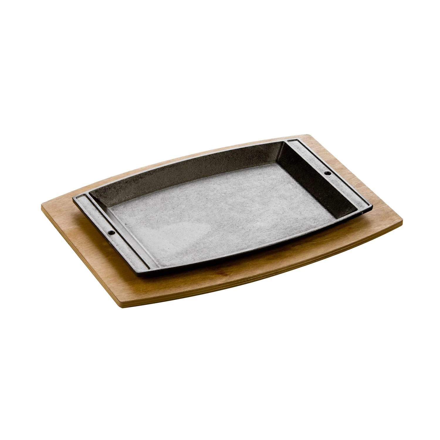 Lodge Cast Iron Chef's Platter Set Black