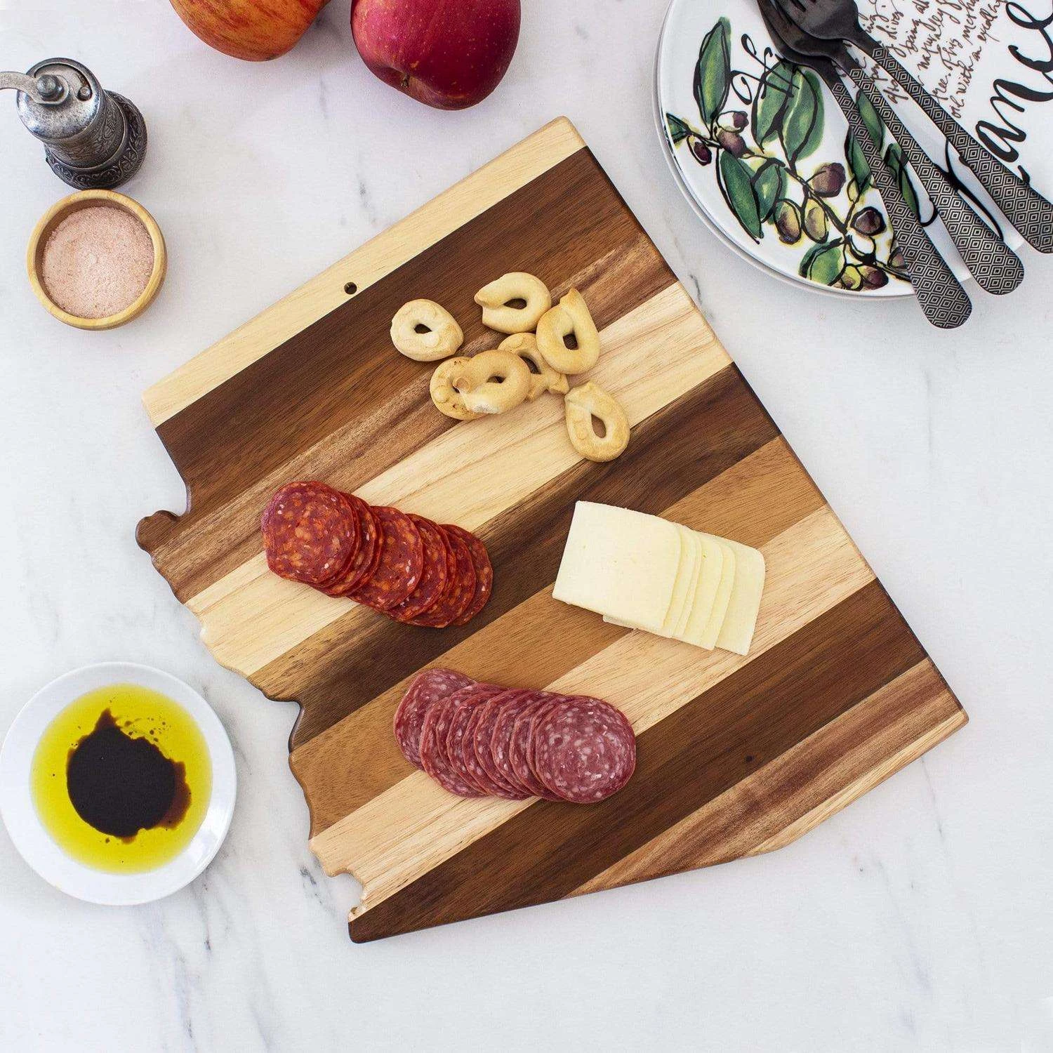 Totally Bamboo Rock & Branch 13.5 In. L X 12.2 In. W X 0.6 In. Bamboo Cutting Board & Serve Tray - Image 3