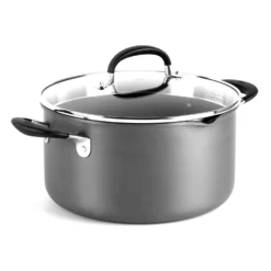 OXO Good Grips Anodized Aluminum Stock Pot 6 Qt Black