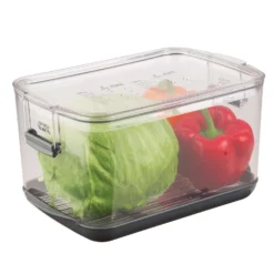 Progressive Prepworks 5.7 Qt Clear/Gray Produce Keeper 1 Pk